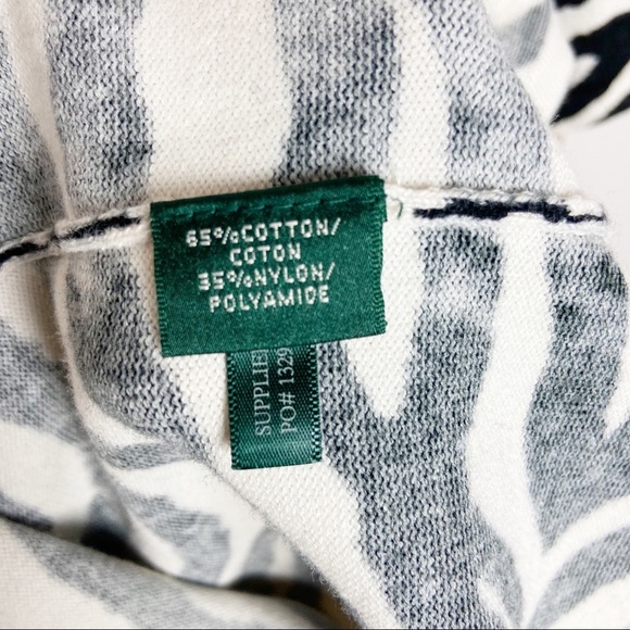 Ralph Lauren Animal Print Zebra Dress Size S Green Label - Picture 4 of 4